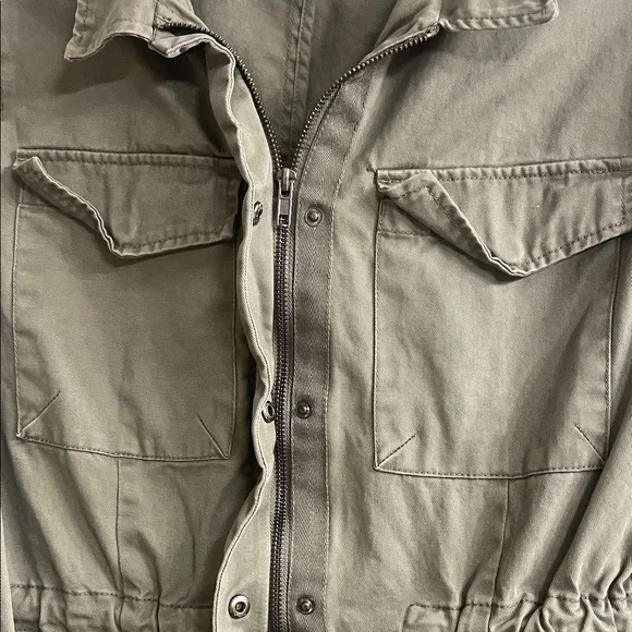 a.n.a Utility Jacket in Olive Green - Picture 5 of 13